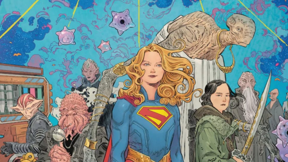 Star Wars Alien Accidentally Included in $120 DC Comics Supergirl Movie Artwork