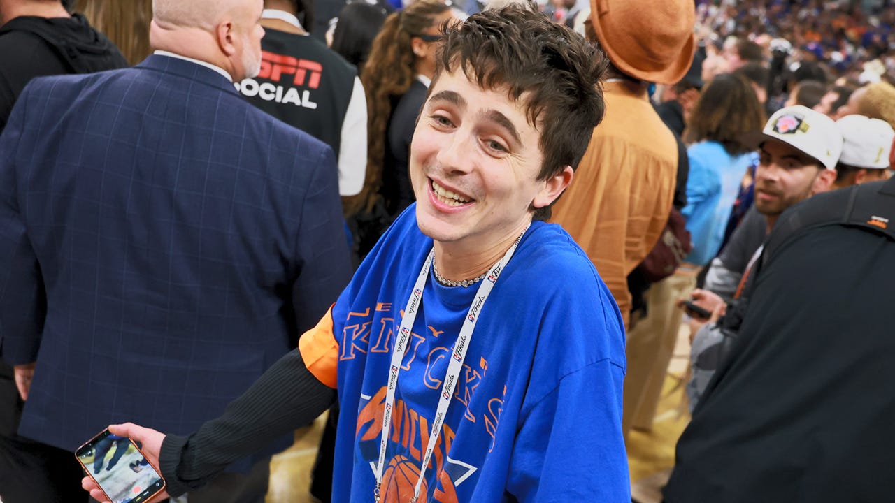 Timothée Chalamet Takes Shot at Oscars After Knicks Win NBA Championship