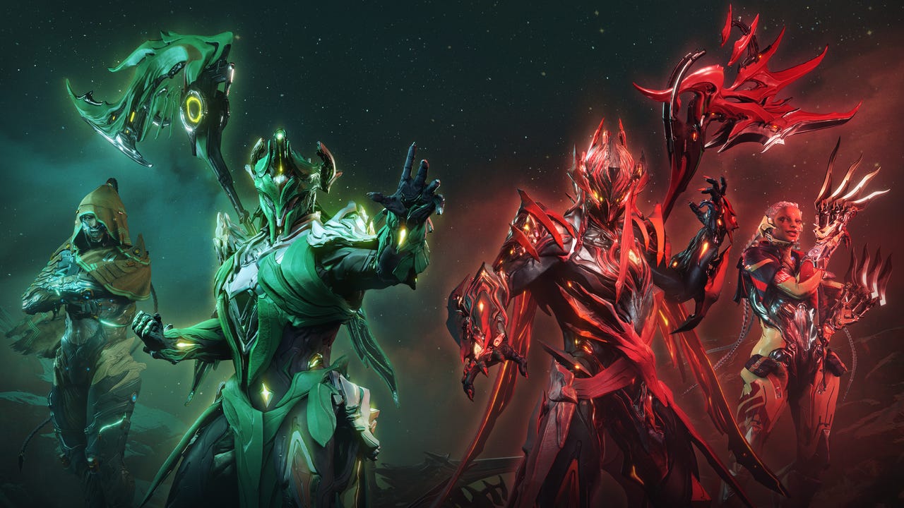 Warframe Jade Shadows Characters Inspired by Smash Bros.