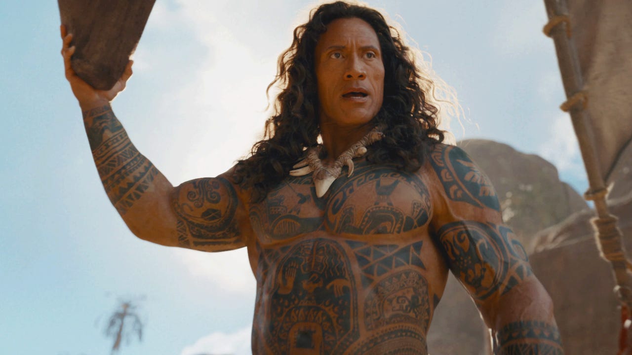 Dwayne Johnson Laughs Off Live-Action Moana Wig Memes